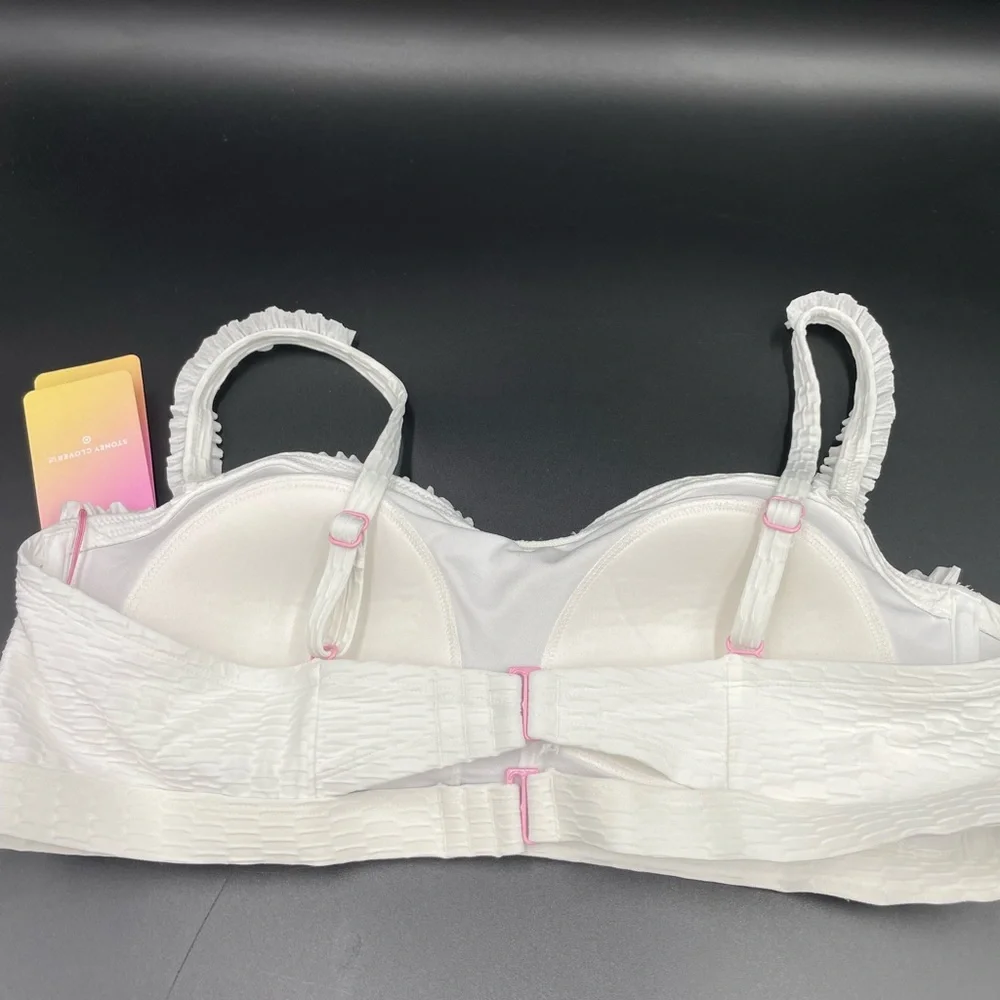 Stoney Clover 1X women’s Swimsuit white Top